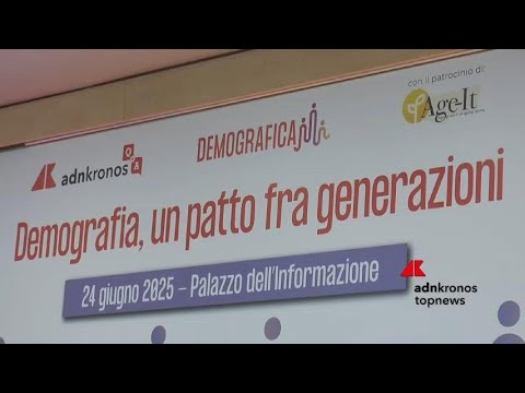 Adnkronos QA a Roma lincontro ‘Demografia un patto tra generazioni 1