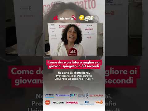 Demografia un patto tra generazioni Demografia un patto tra generazioni