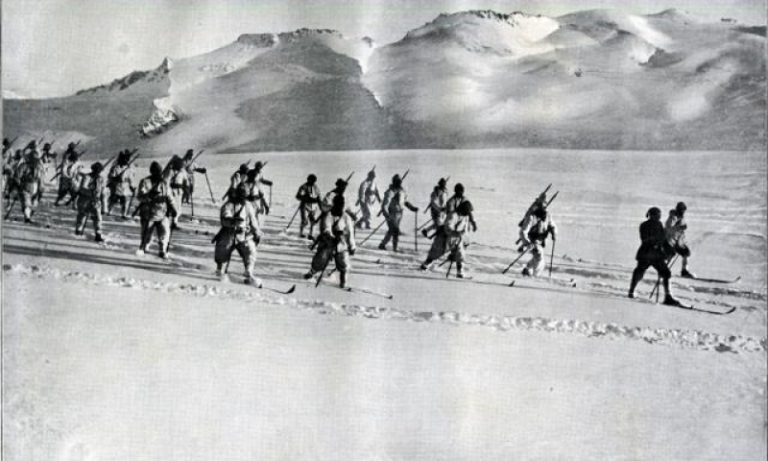 adamellosciatori Salita al Passo della Lobbia Alta per il Centenario della Guerra Bianca