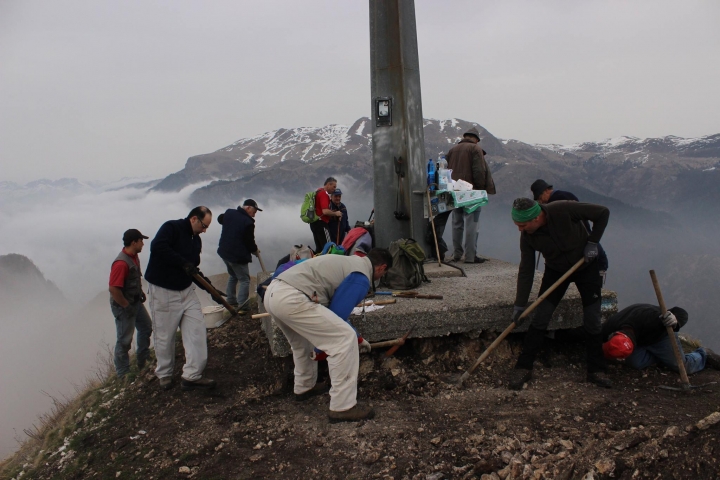 lavori in Punta Almana