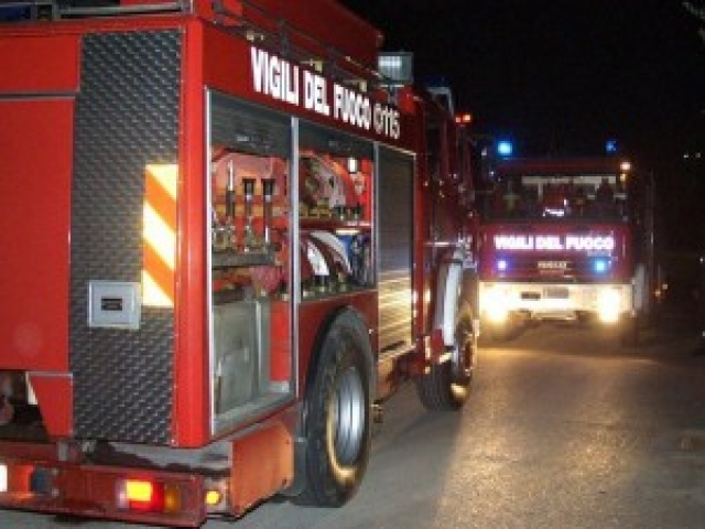 Incendio notte Incendio notte