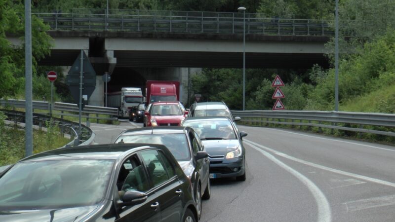 traffico in tilt sebina