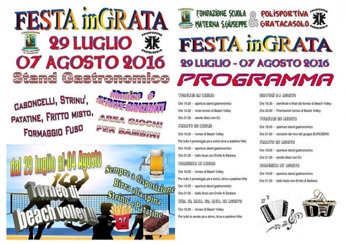 festa ingrata