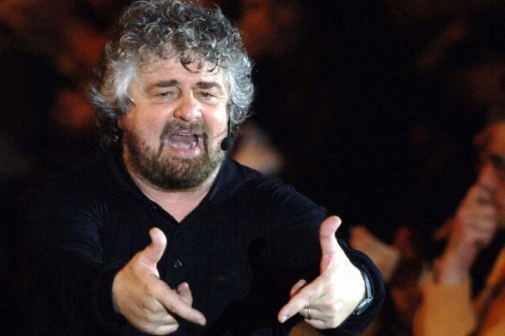 Beppe Grillo a Napoli Beppe Grillo a Napoli