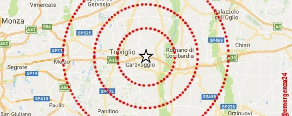 Terremoto Caravaggio Terremoto Caravaggio