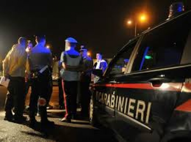 Carabinieri blocco