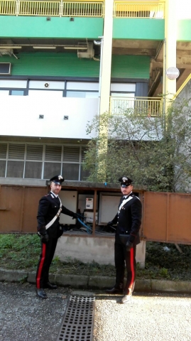 Carabinieri furto energia Carabinieri furto energia