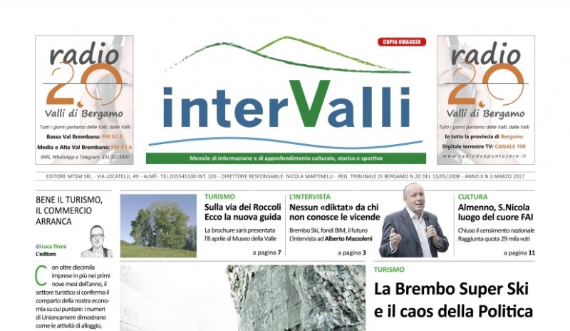 INTERVALLI MARZO 2017 DEFINITIVO INTERVALLI MARZO 2017 DEFINITIVO