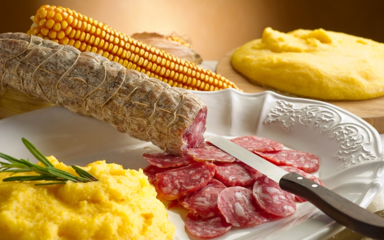 polenta e salame polenta e salame