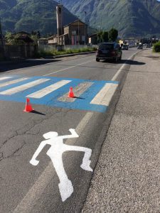 sagoma incidente stradale