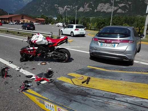 Incidente moto Esine 1 Incidente moto Esine 1