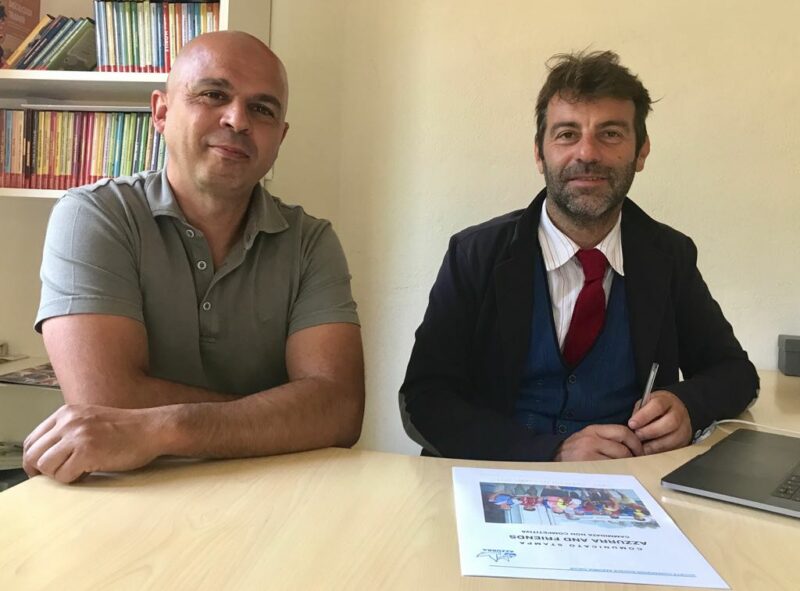michele gasparetti presidente azzurra Da sinistra a destra nella foto, Raffaello Franceschinelli e Michele Gasparetti