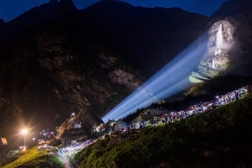 cascate serio notte cascate serio notte