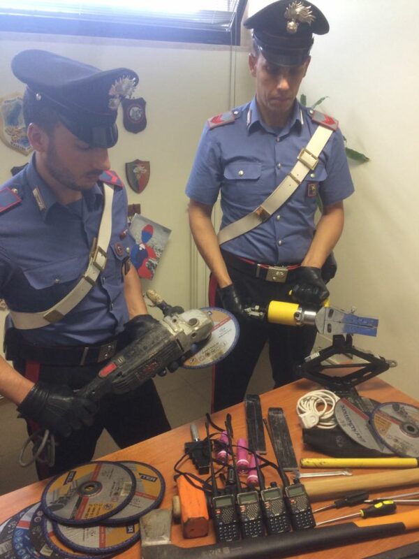 Carabinieri scasso
