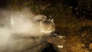 auto incendiata