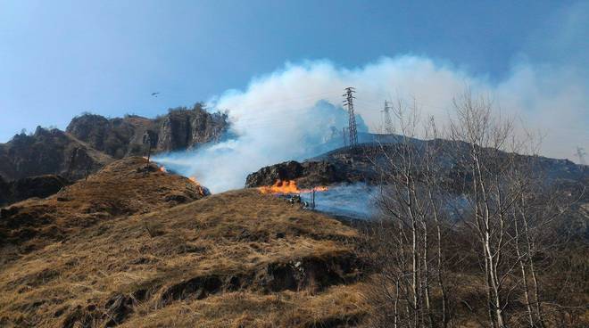 incendio ponte costone incendio ponte costone
