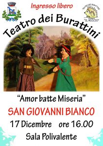 Manifesto Amor Batte miseria SGB