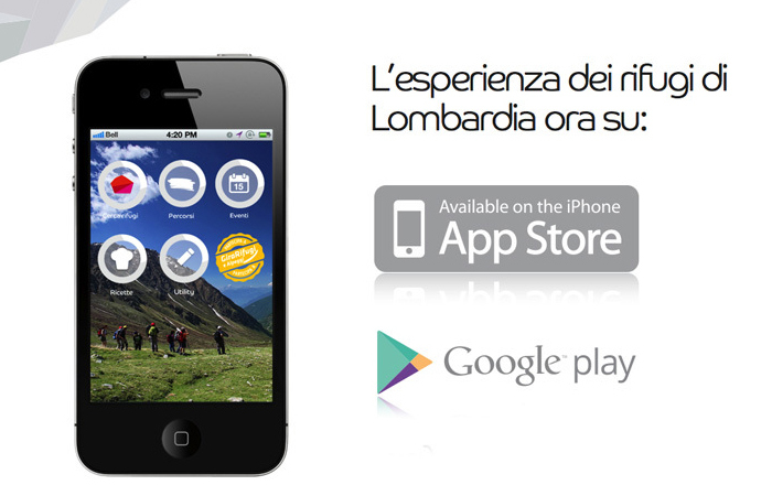 app rifugi lombardia