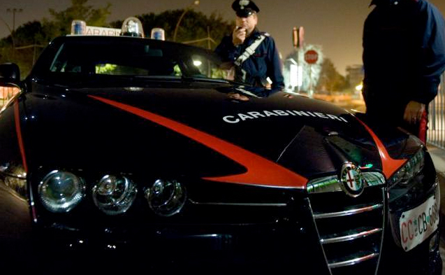 auto CC rapina notte auto CC rapina notte