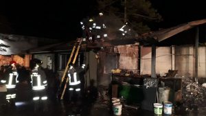 incendio discarica Albino