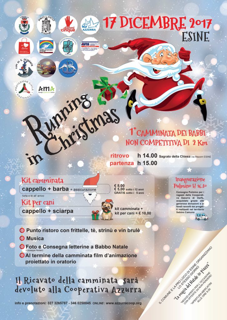 locandina definitiva running christmas 17 dicembre 2017