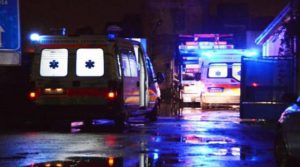 Incidente notte bagnato