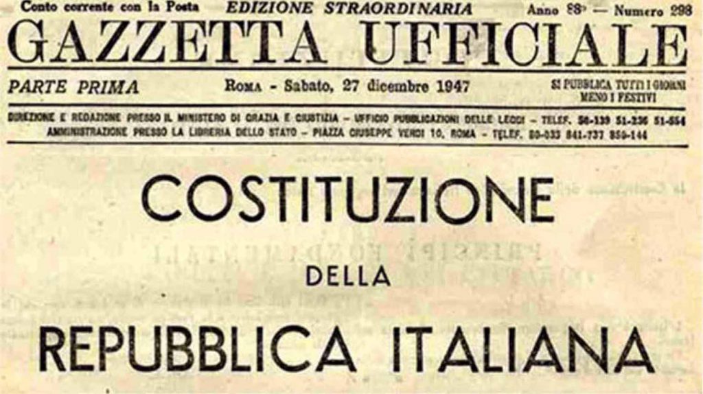 costituzione italiana