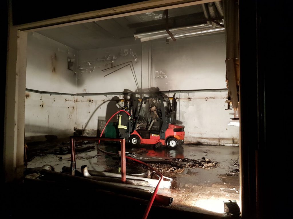 incendio fiorano al serio