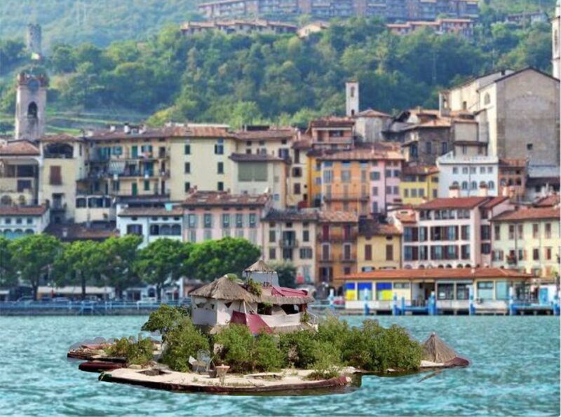 isola bottiglie plastica lago iseo isola bottiglie plastica lago iseo