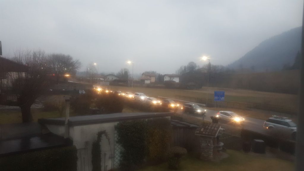 traffico valle seriana