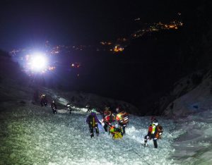 precipita con il parapendio