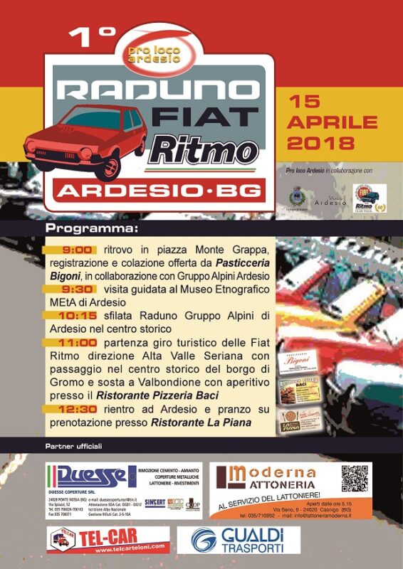 raduno fiat ritmo ardesio