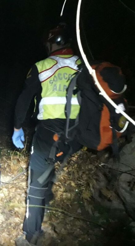 soccorso alpino notte