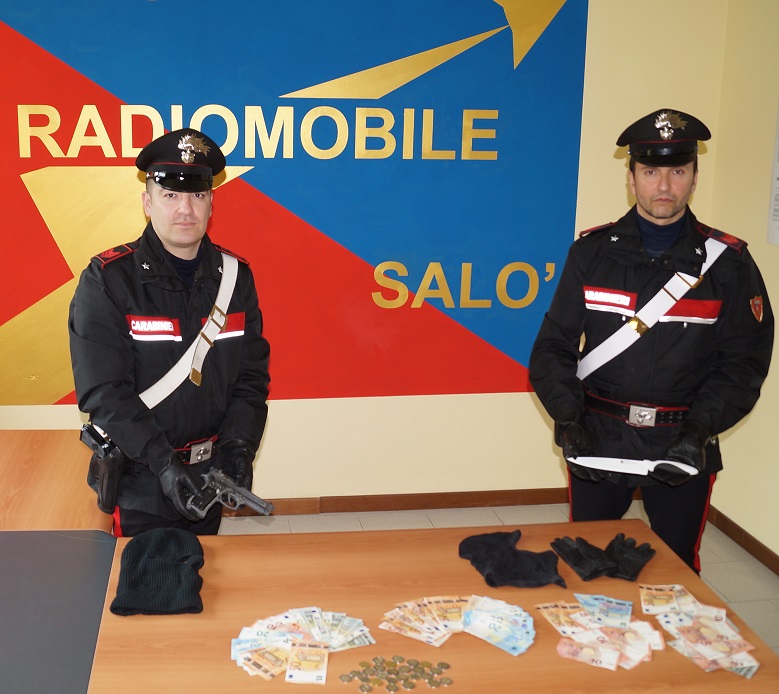 CC Salò rapina ridotta CC Salò rapina ridotta