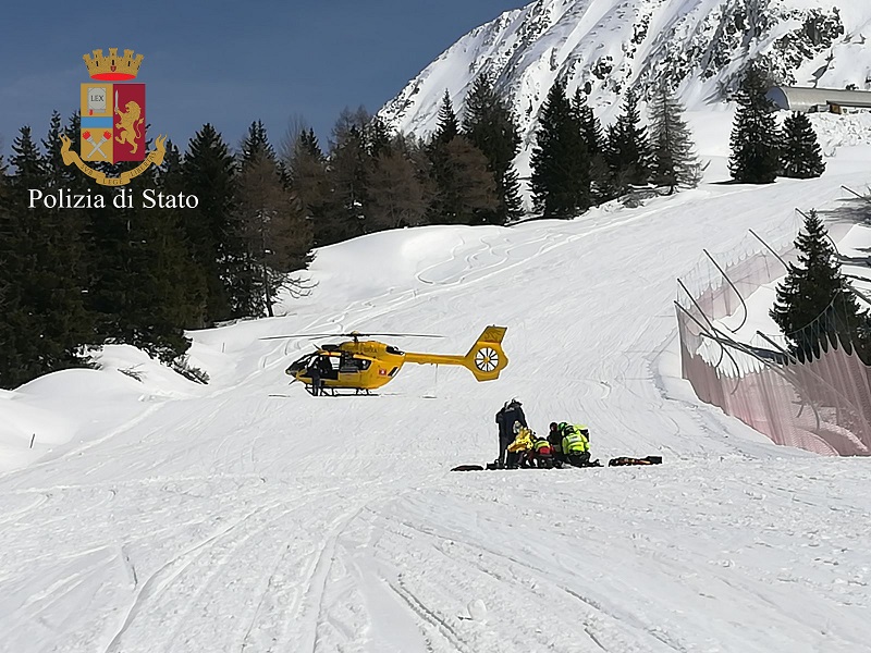 polizia stato pista tonale