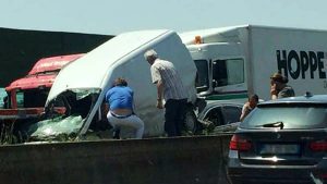 Incidente furgone a4
