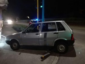 auto rubata inseguimento