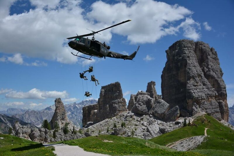 alpini esercitazione 5 torri alpini esercitazione 5 torri