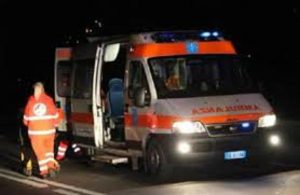 Ambulanza CRI notte