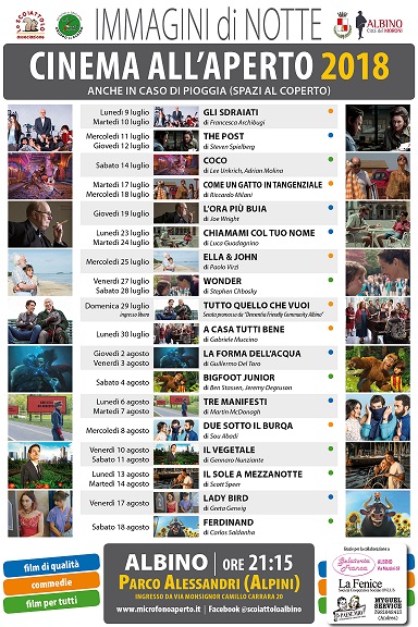 albino cinema aperto 2018 albino cinema aperto 2018