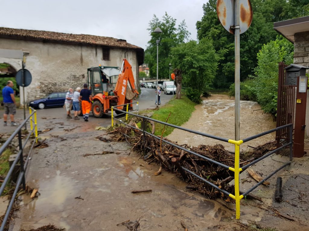 danni maltempo nembro