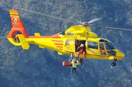 elicottero soccorso verricello