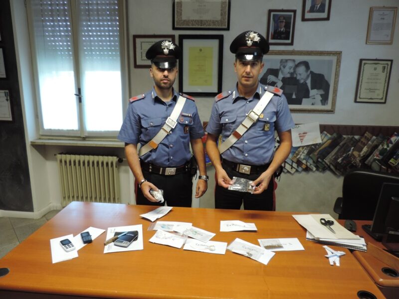 Carabinieri droga Orzinuovi