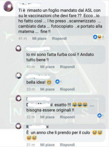 certificato vaccinazioni falso