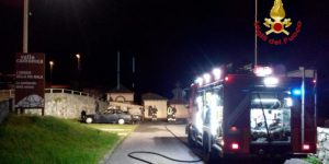 Incen dio doloso Angolo terme