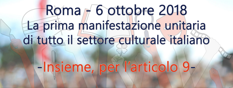 Manifestazione per la Cultura e il Lavoro Manifestazione per la Cultura e il Lavoro