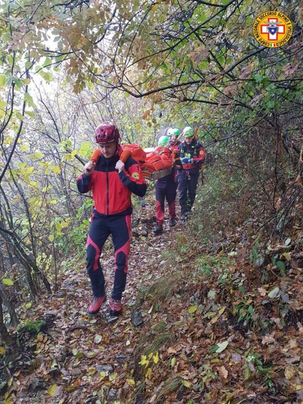 intervento soccorso alpino lumezzane
