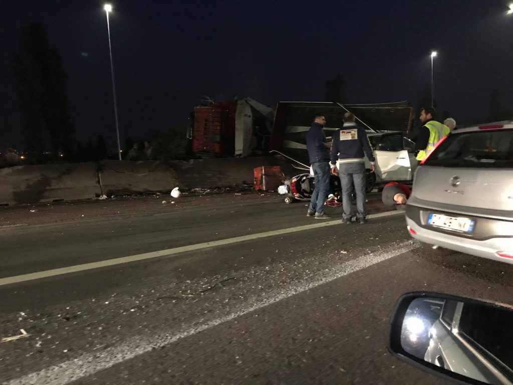 incidente bergamo autostrada