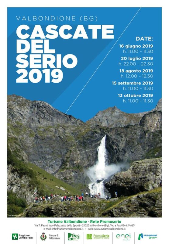 apertura cascate del serio 2019