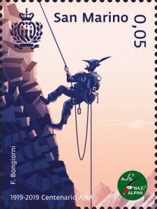 francobolli centenario ana